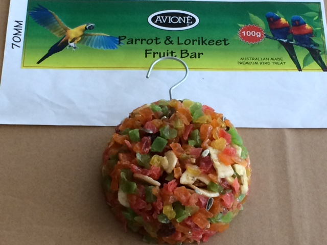 AVIONE PARROT LORIKEET FRUIT LOLLYPOP AVIONE PARROT LORIKEET FRUIT LOLLYPOP